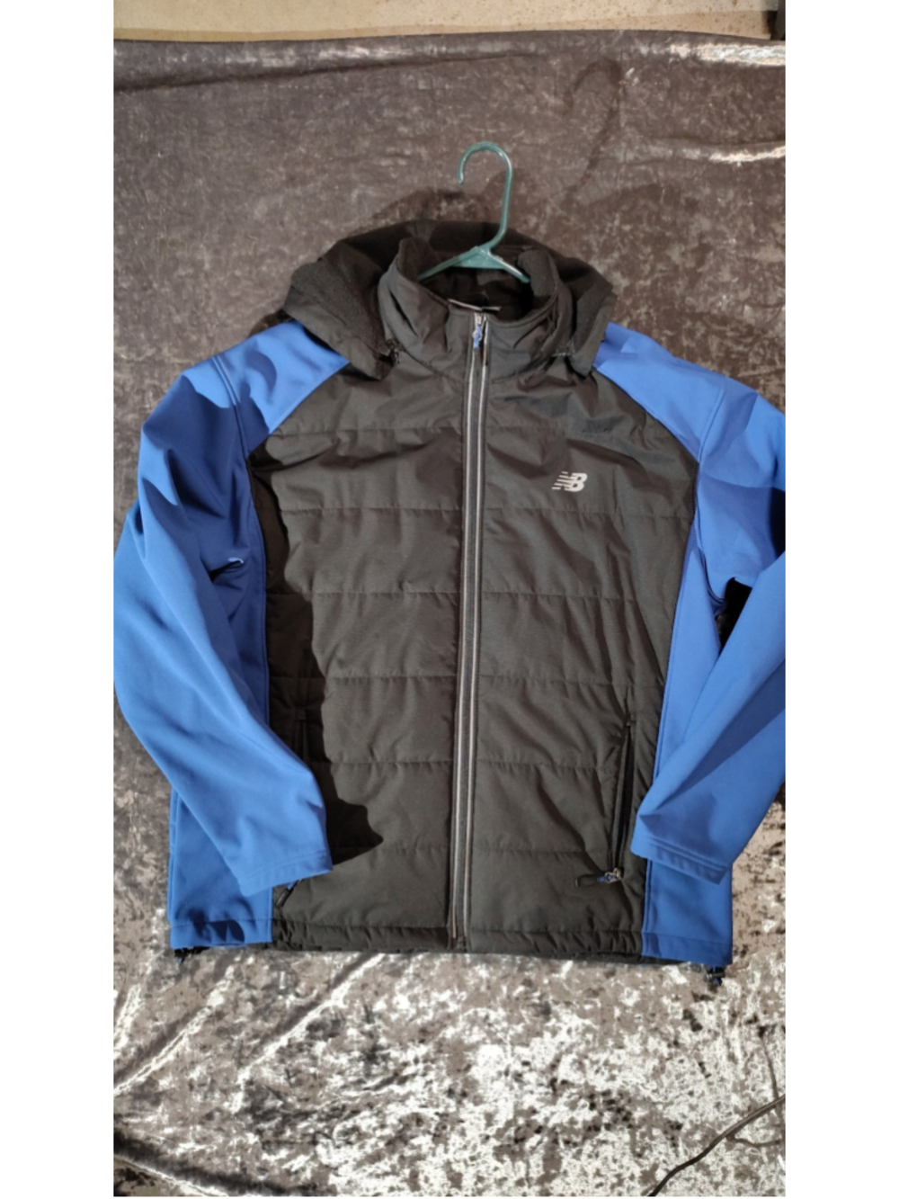 Men's New Balance Performance Jacket XL Black Blue